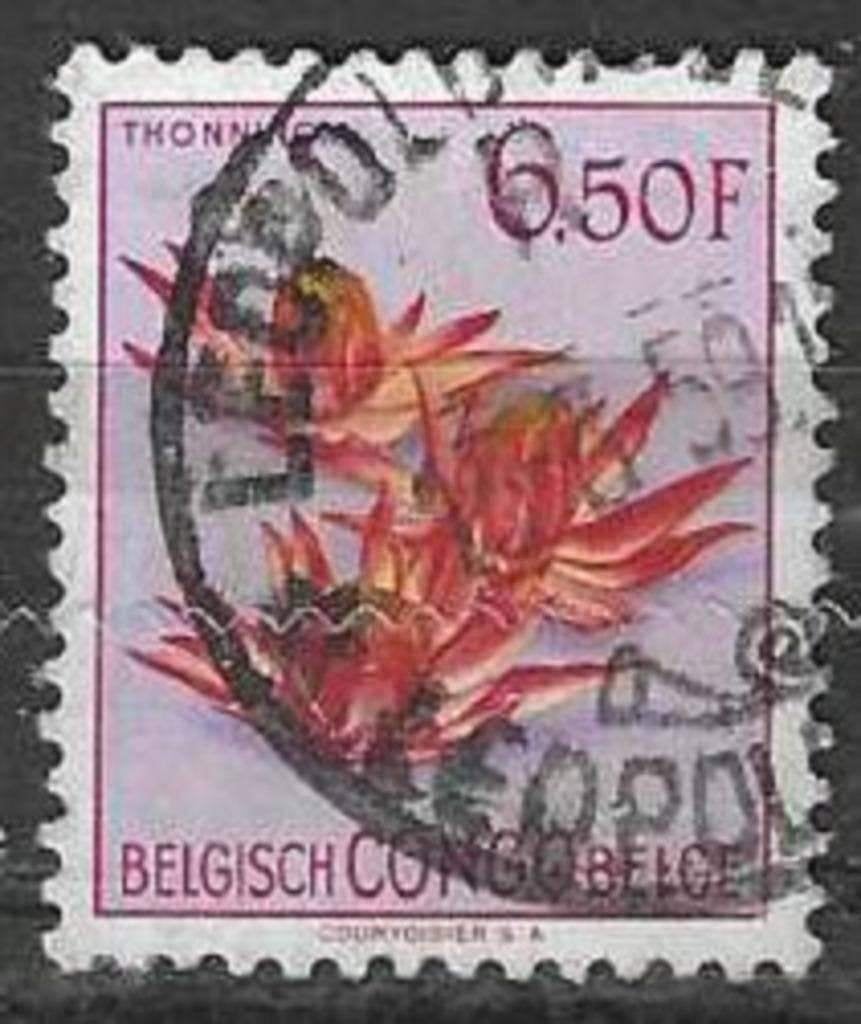 Belgisch Congo 1952 - Yvert 317 - Flora - Bloemen (ST), Verzenden, Overige landen, Gestempeld