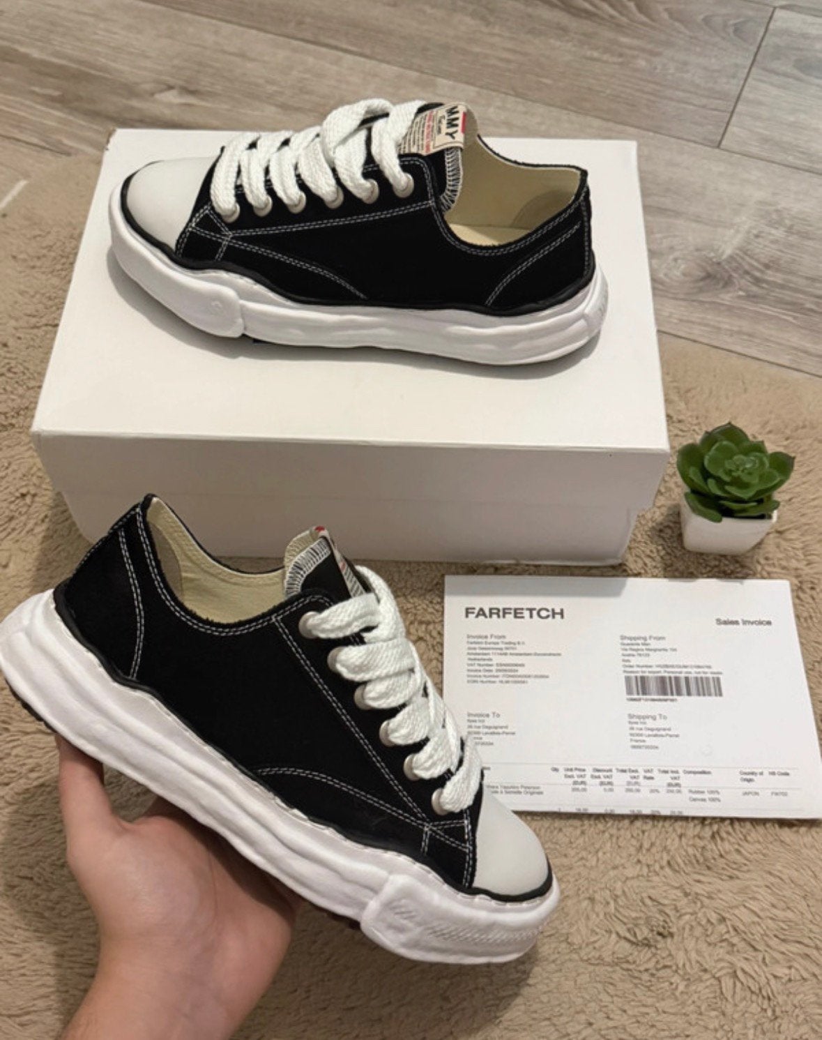 Maison mihara/ mmy, Ophalen of Verzenden, Nieuw, Zwart, Sneakers of Gympen