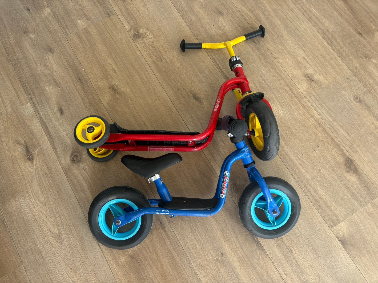 Puky loopfiets en step nette staat, Ophalen, Zo goed als nieuw, Puky