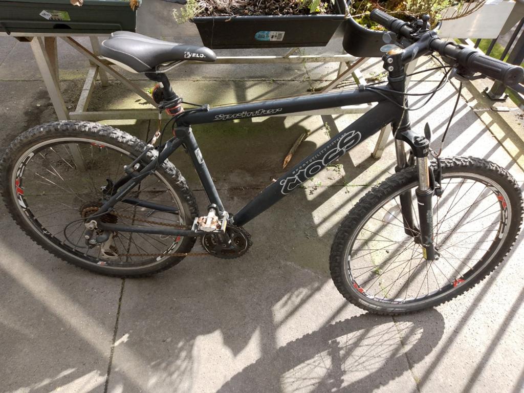 Mountainbik te koop moet nog aan geseuteld worden, Gebruikt, Hardtail, Heren, Ophalen
