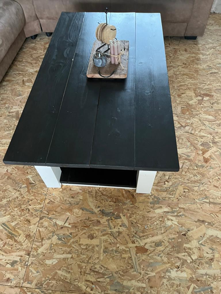 Salontafel, Huis en Inrichting, Tafels | Salontafels, Ophalen, Gebruikt, 100 tot 150 cm, 50 tot 100 cm