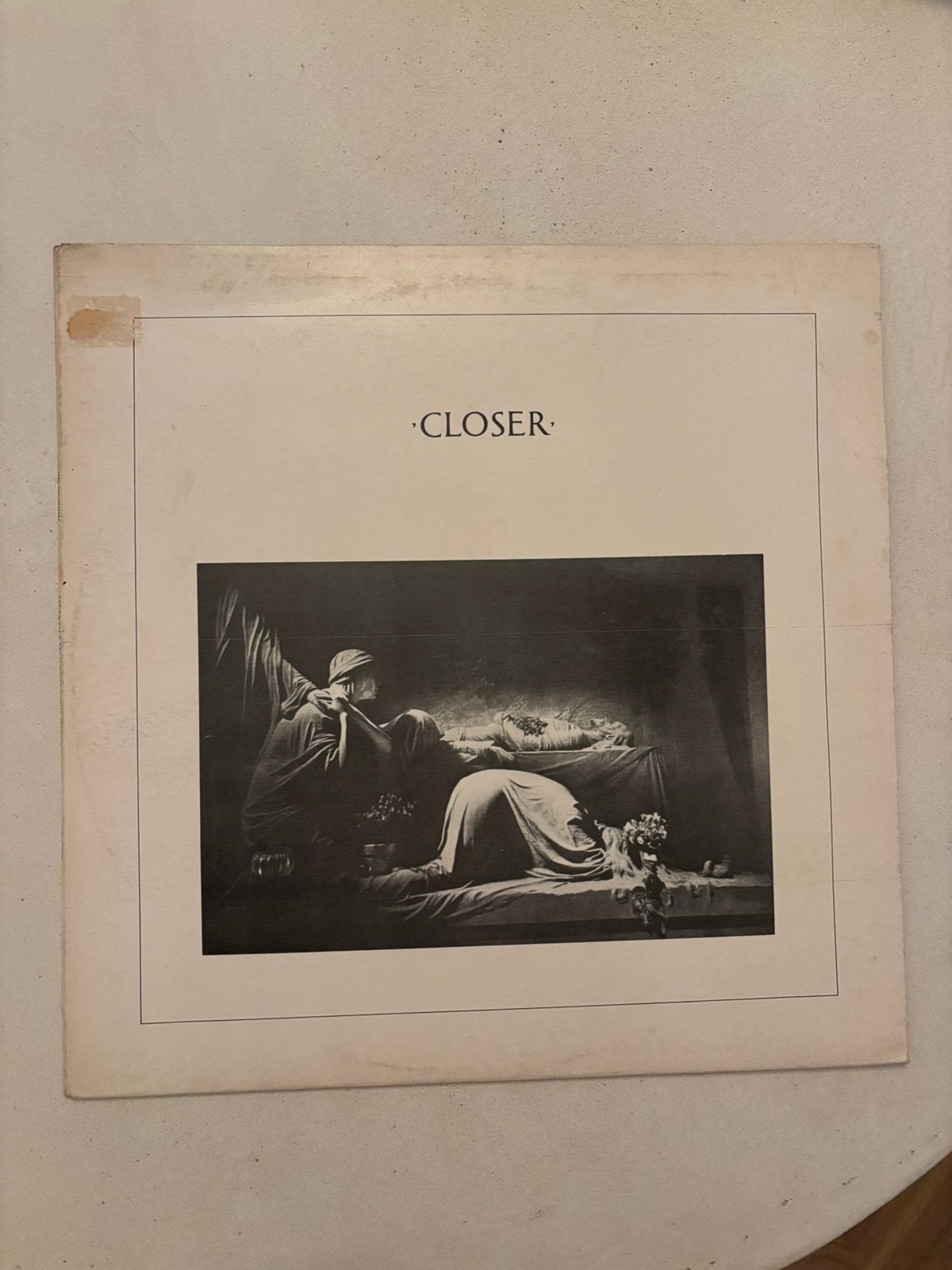 Lp 1981 misprint IT joy division - closer vinyl vg+ OG inner, Ophalen of Verzenden, Zo goed als nieuw, 12 inch, Poprock