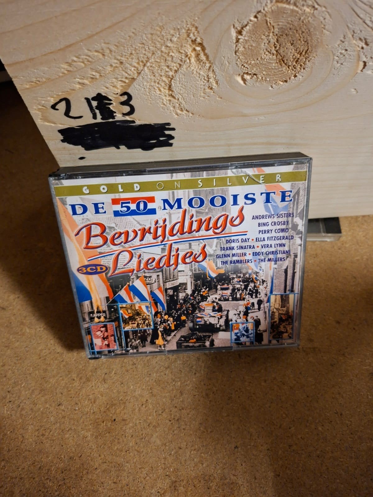 De 50 Mooiste Bevrijdingsliedjes - Gold on Silver 3CD, Gebruikt, Pop, Ophalen of Verzenden, Verzamelalbum