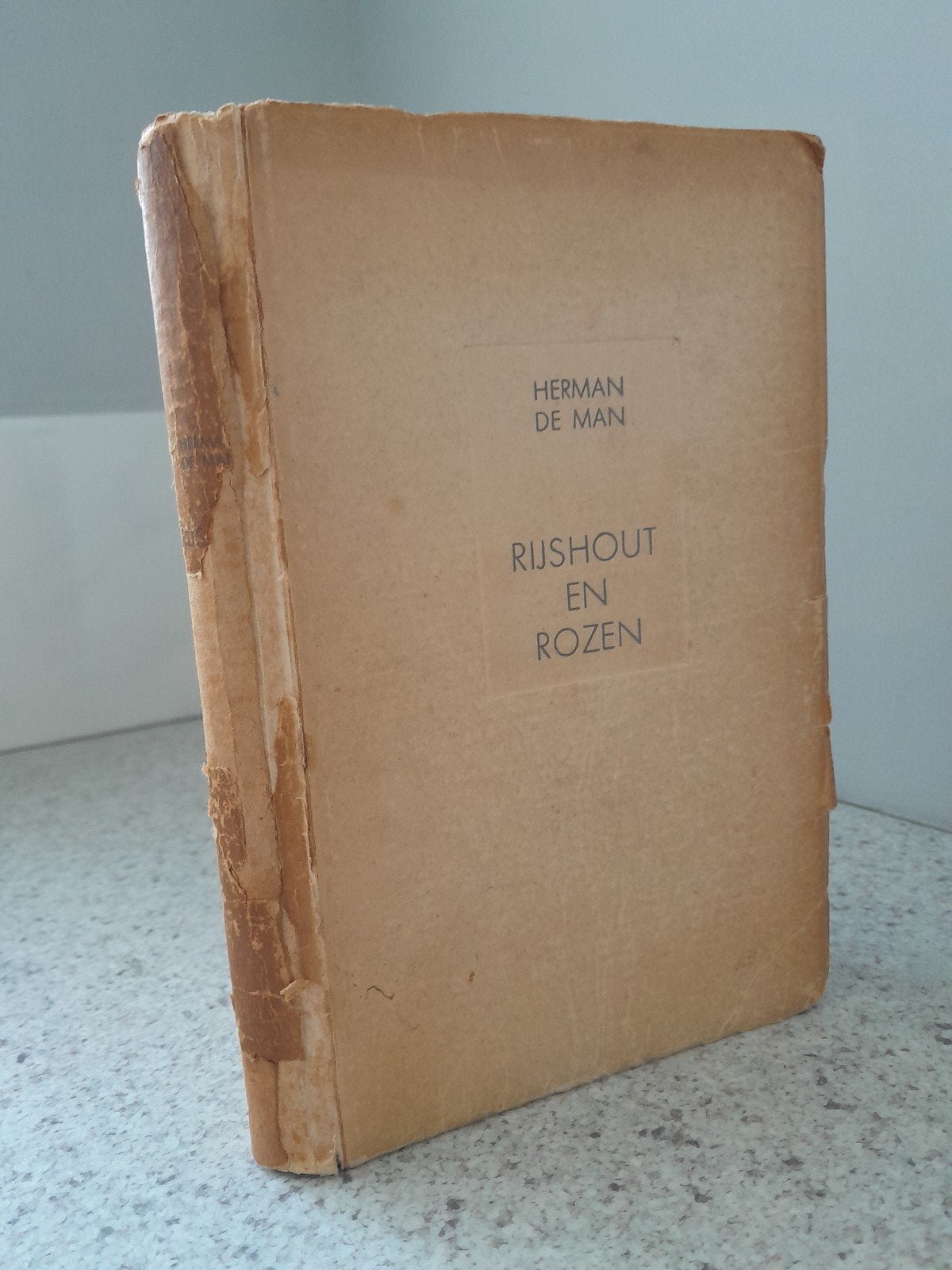 Oude uitgave van Rijshout en rozen van Herman de Man., Gelezen, Ophalen of Verzenden, Utrecht, Herman de Man.