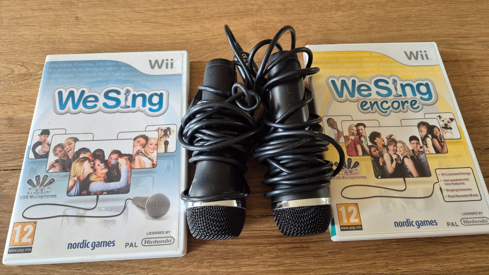 We Sing en We Sing Encore voor Wii met 2 microfoons, 3 spelers of meer, Ophalen of Verzenden, Muziek, Vanaf 3 jaar