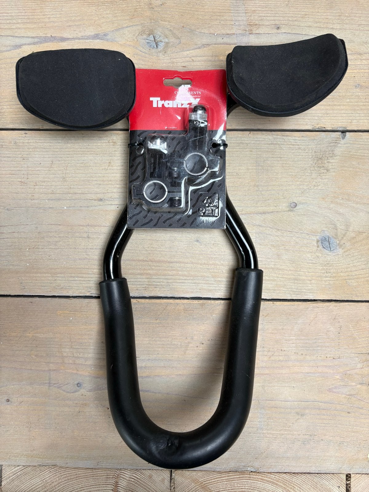 TranzX Triathlon Stuur Opzetstuk - Zwart nieuw, Fietsen en Brommers, Ophalen, Stuur, Zo goed als nieuw, Aluminium