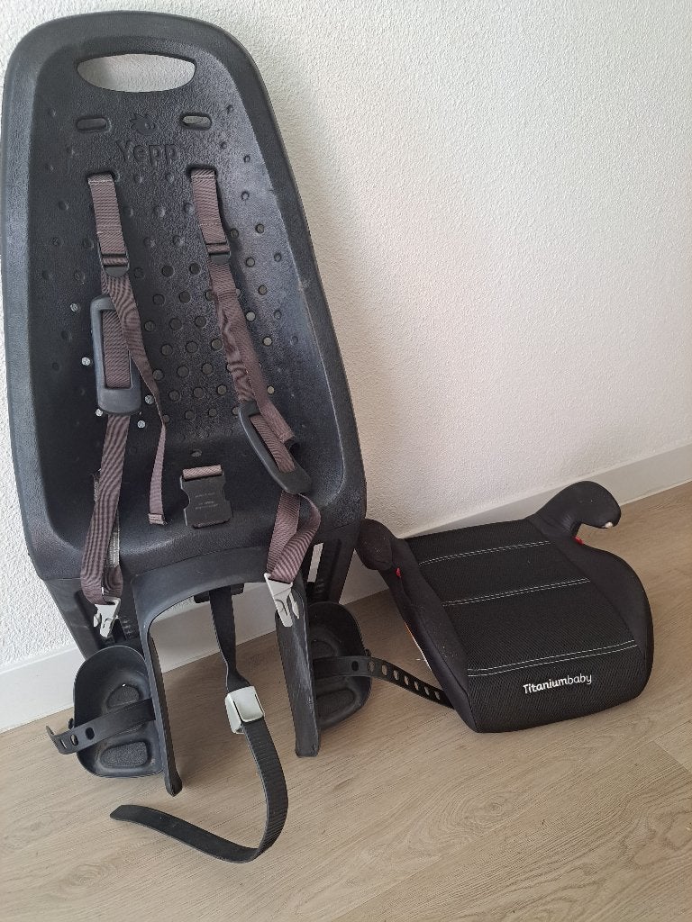 Kinderstoeltjes voor fiets en auto, Kinderen en Baby's, Ophalen, Gebruikt