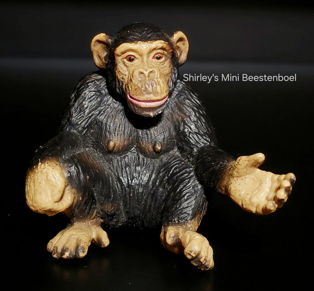schleich chimpansee, Ophalen of Verzenden, Gebruikt, Wild dier, Beeldje of Figuurtje