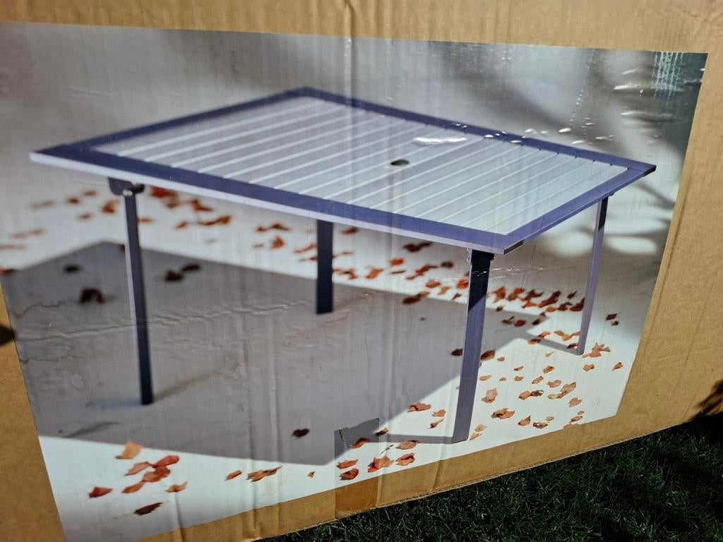 Tuintafel aluminium Nieuw in de doos, Dieren en Toebehoren, Knaagdieren en Konijnen | Hokken en Kooien, Ophalen, Nieuw