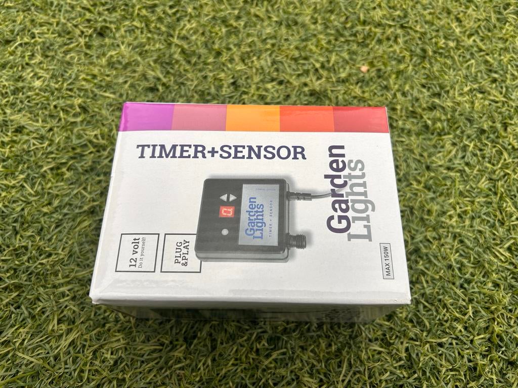 Nieuw Garden Lights Timer + Sensor - 12V, Max 150W, IP44, Ophalen of Verzenden, Nieuw