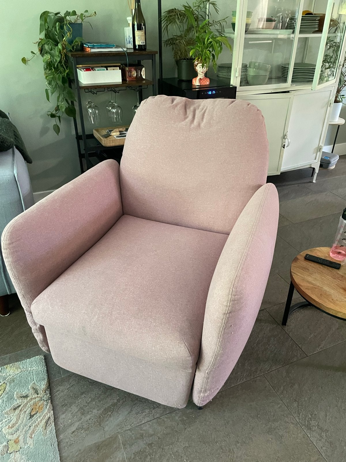 IKEA stoel - Handmatig verstelbaar, gebruikte staat, Huis en Inrichting, Fauteuils, Ophalen, Gebruikt, Stof, 75 tot 100 cm