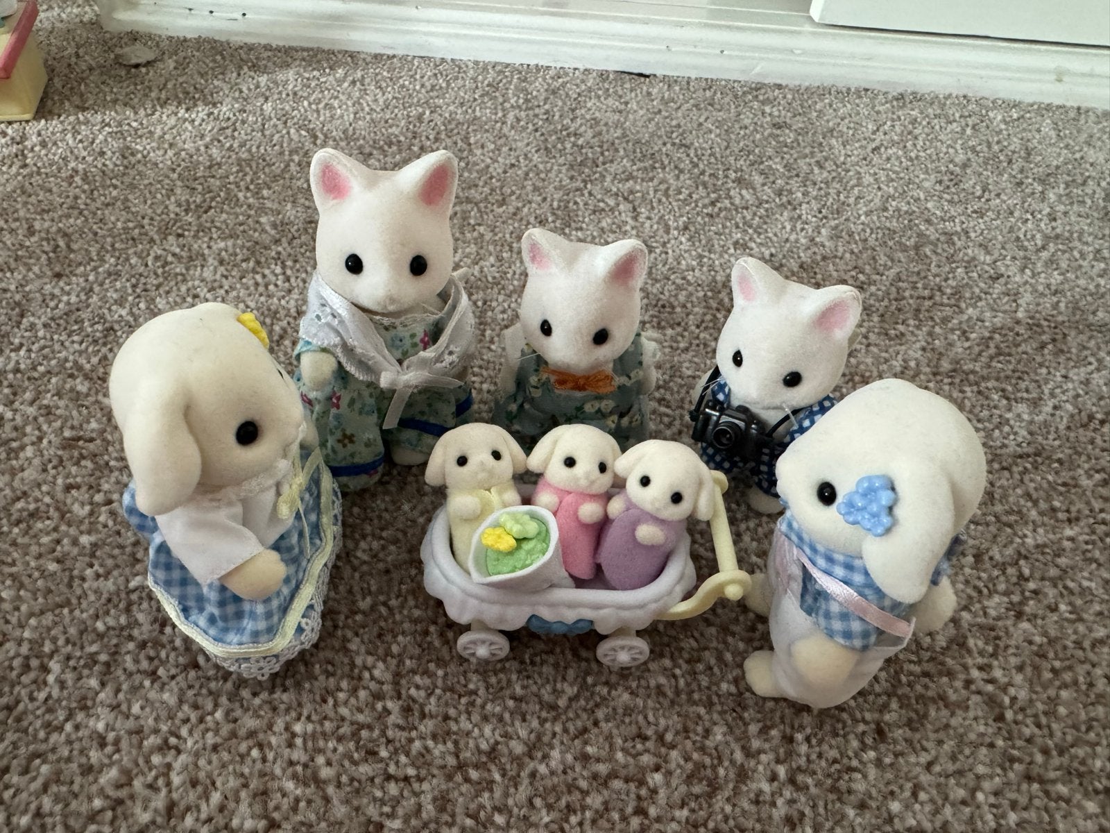 Sylvanian Families figuren set met accessoires, Ophalen of Verzenden, Gebruikt