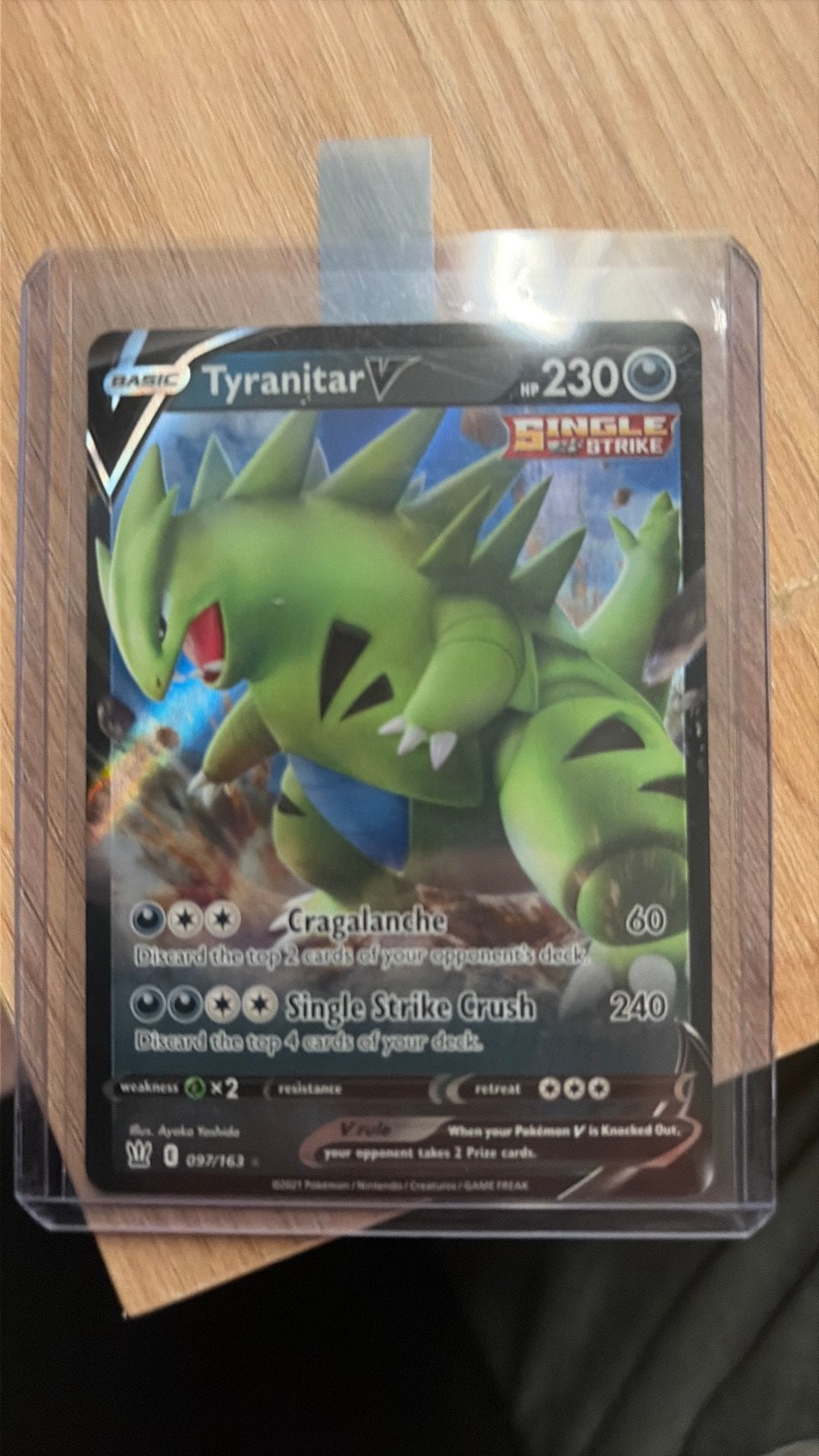 Tyranitar #97 Battle Styles, Ophalen of Verzenden, Zo goed als nieuw