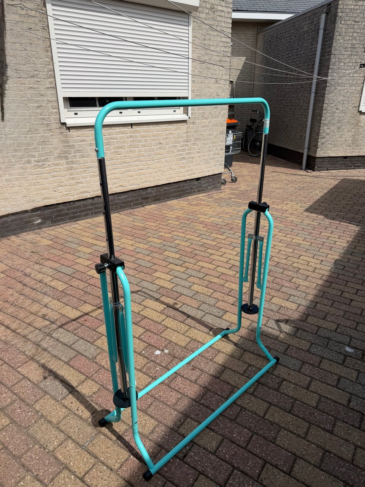 Rekstok voor turnen - Ideaal voor thuisgebruik, Ophalen of Verzenden, Gebruikt, Blauw, Materiaal