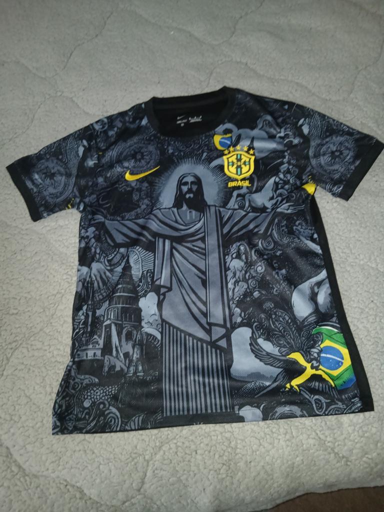 Nike Brazilië voetbalshirt maat M, Maat 48/50 (M), Zwart, Nike, Ophalen of Verzenden