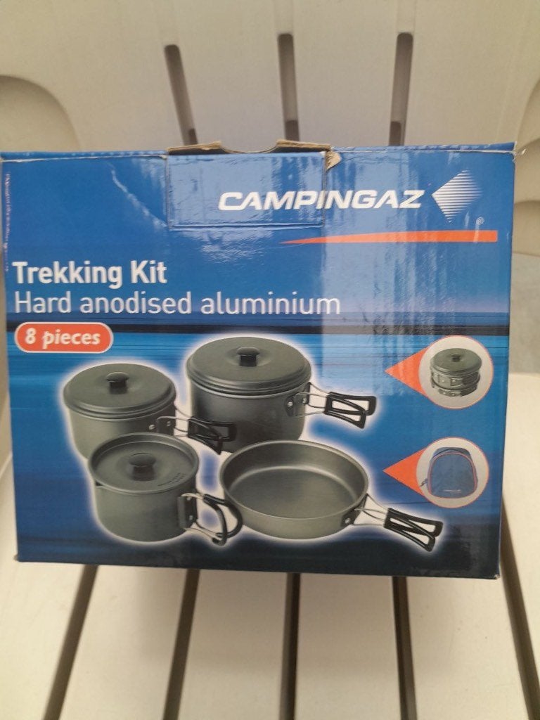 Camping pannenset, Ophalen, Gebruikt