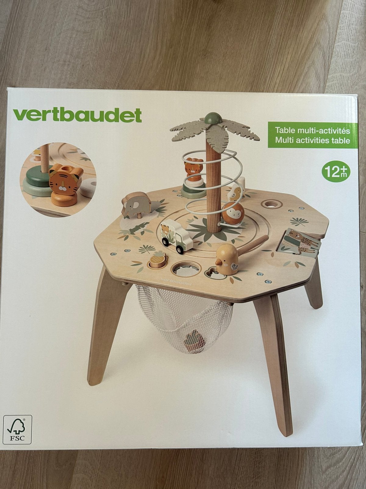 Verbaudet Hanoï activiteitentafel, Ophalen, Gebruikt
