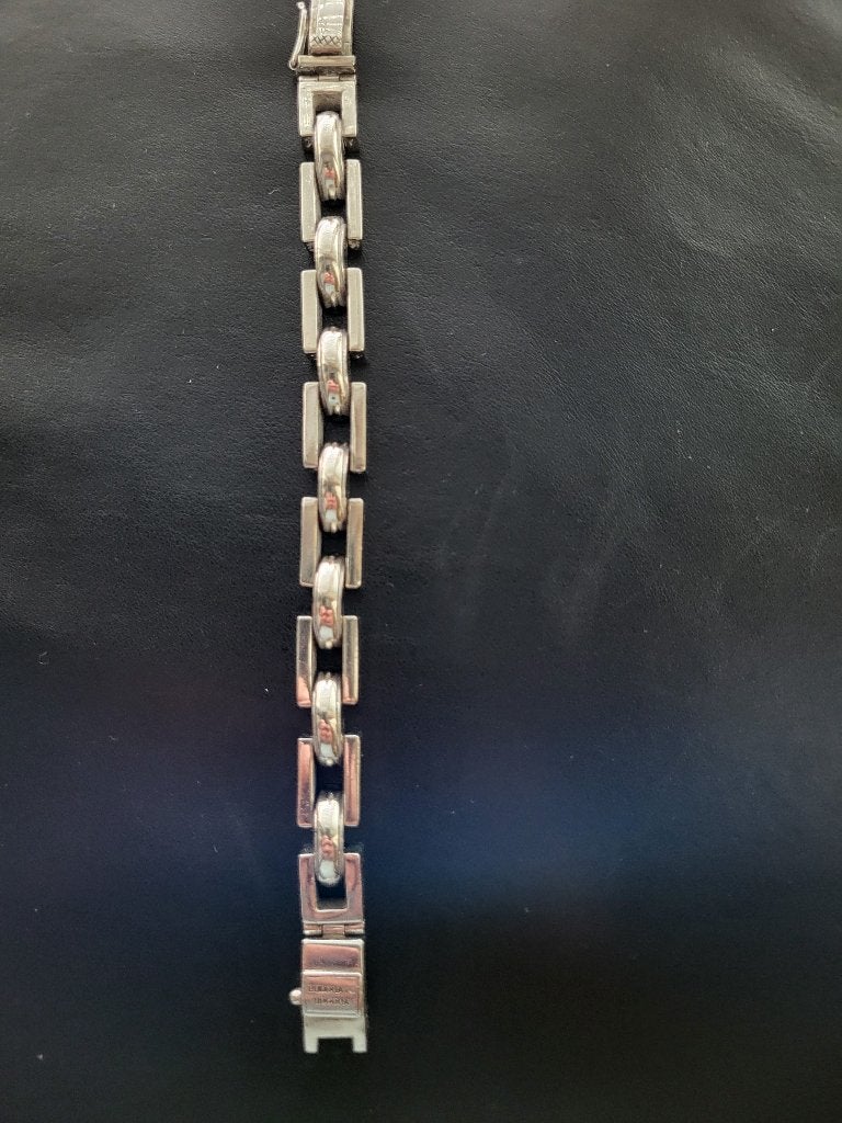 Buddha to Buddha zilveren dames armband, Sieraden, Tassen en Uiterlijk, Armbanden, Verzenden, Zo goed als nieuw, Zilver, Zilver