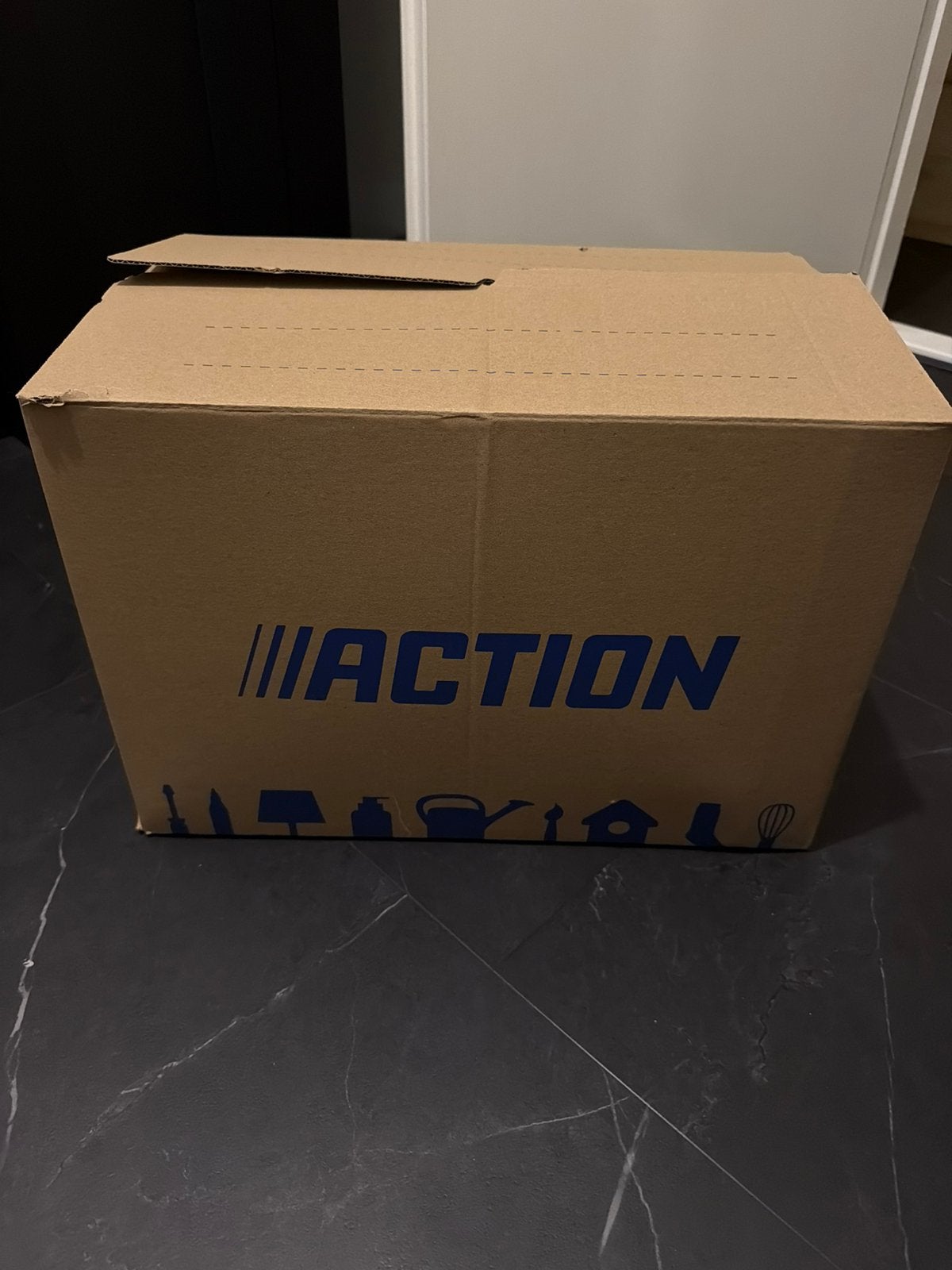 23 action verhuisdozen, Ophalen, Doos, Opvouwbaar, Minder dan 50 cm