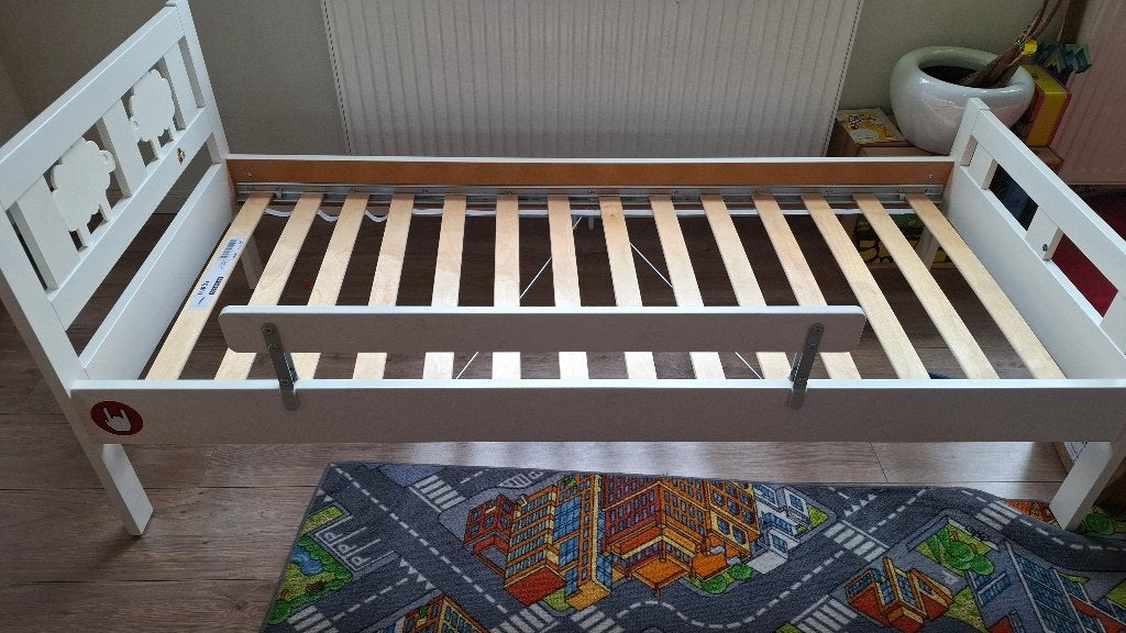 Ikea peuterbed, Ophalen, Gebruikt, 70 tot 85 cm, 140 tot 160 cm