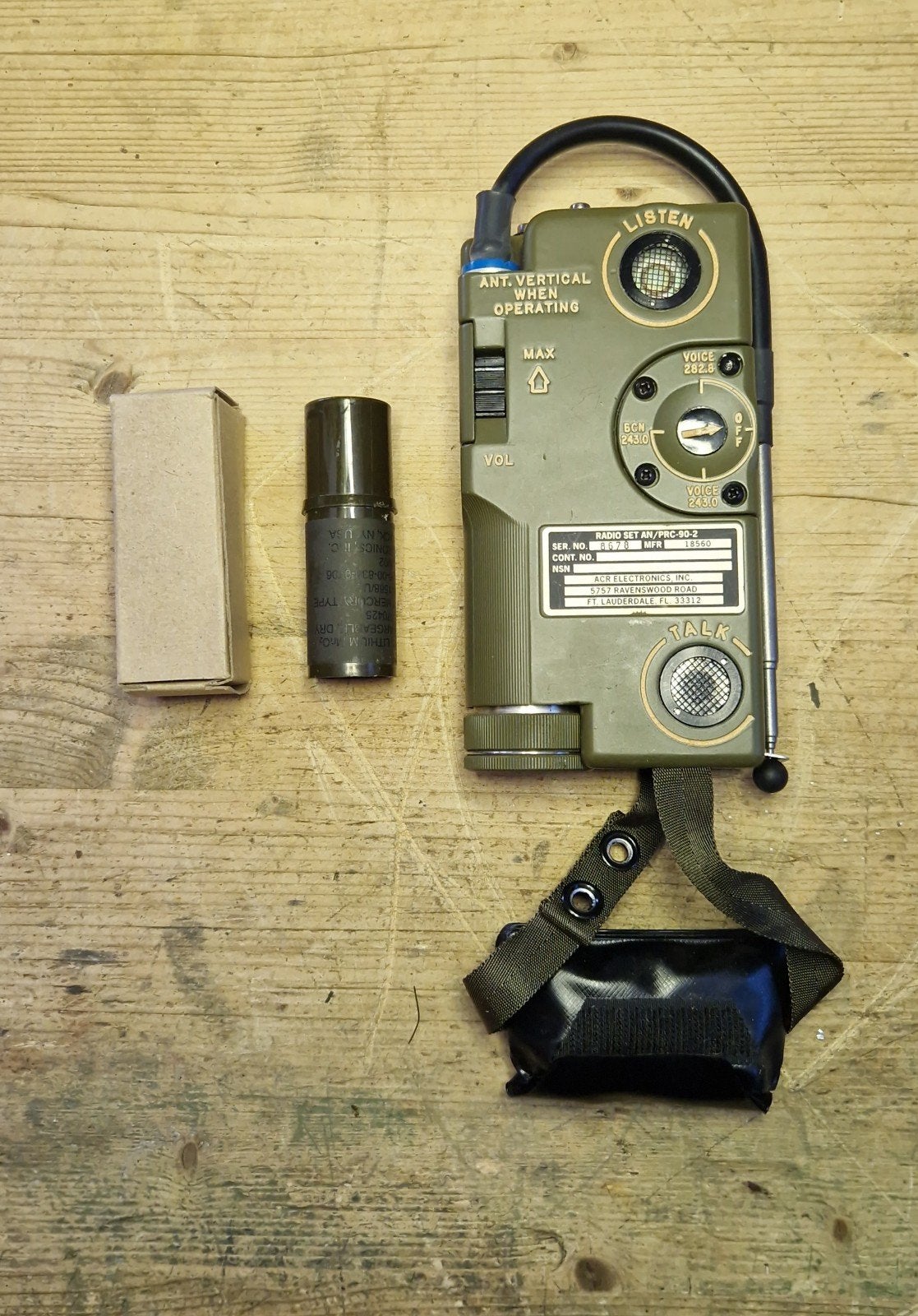 Radio set AN/PRC-90-2, Ophalen of Verzenden, Landmacht, Amerika, Overige typen