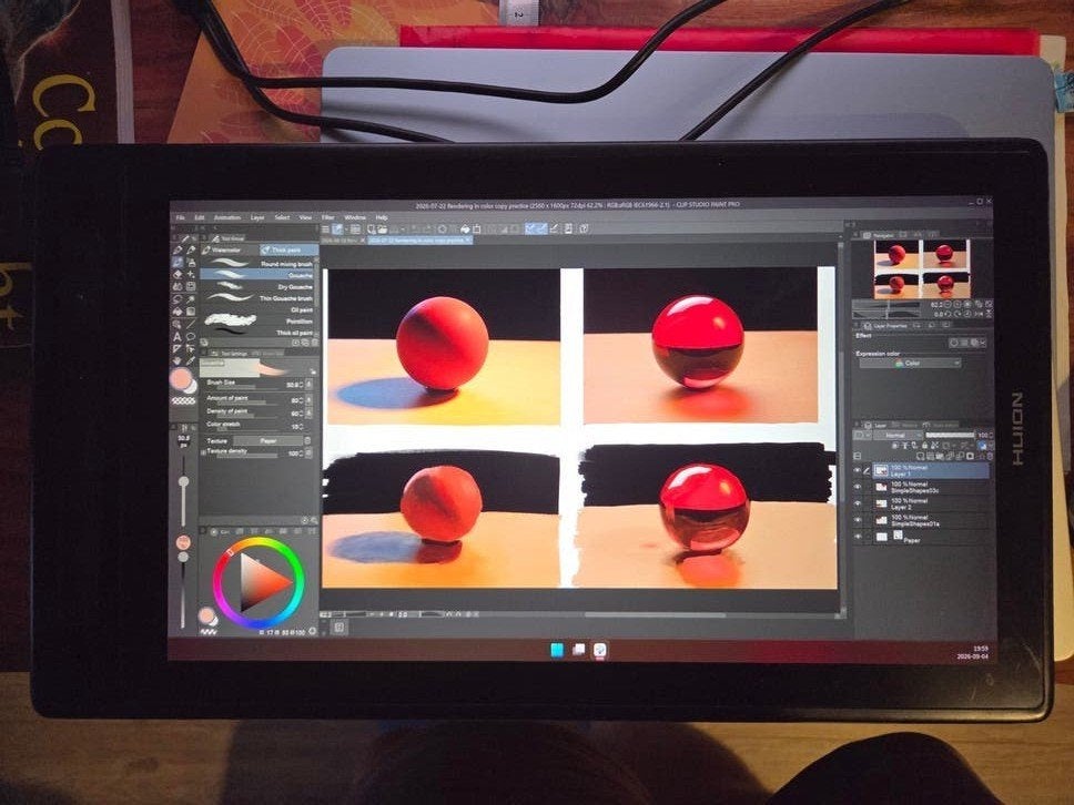 Huion Kamvas Pro 16 (2.5K) GT-1602 Pen Display Tekentablet, Computers en Software, Tekentablets, Ophalen, Zo goed als nieuw, Bedraad