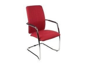 FICO slede stoelen, vergaderstoelen Chrome, gestoffeerd, Zwart, Nieuw, Ophalen of Verzenden, Stof