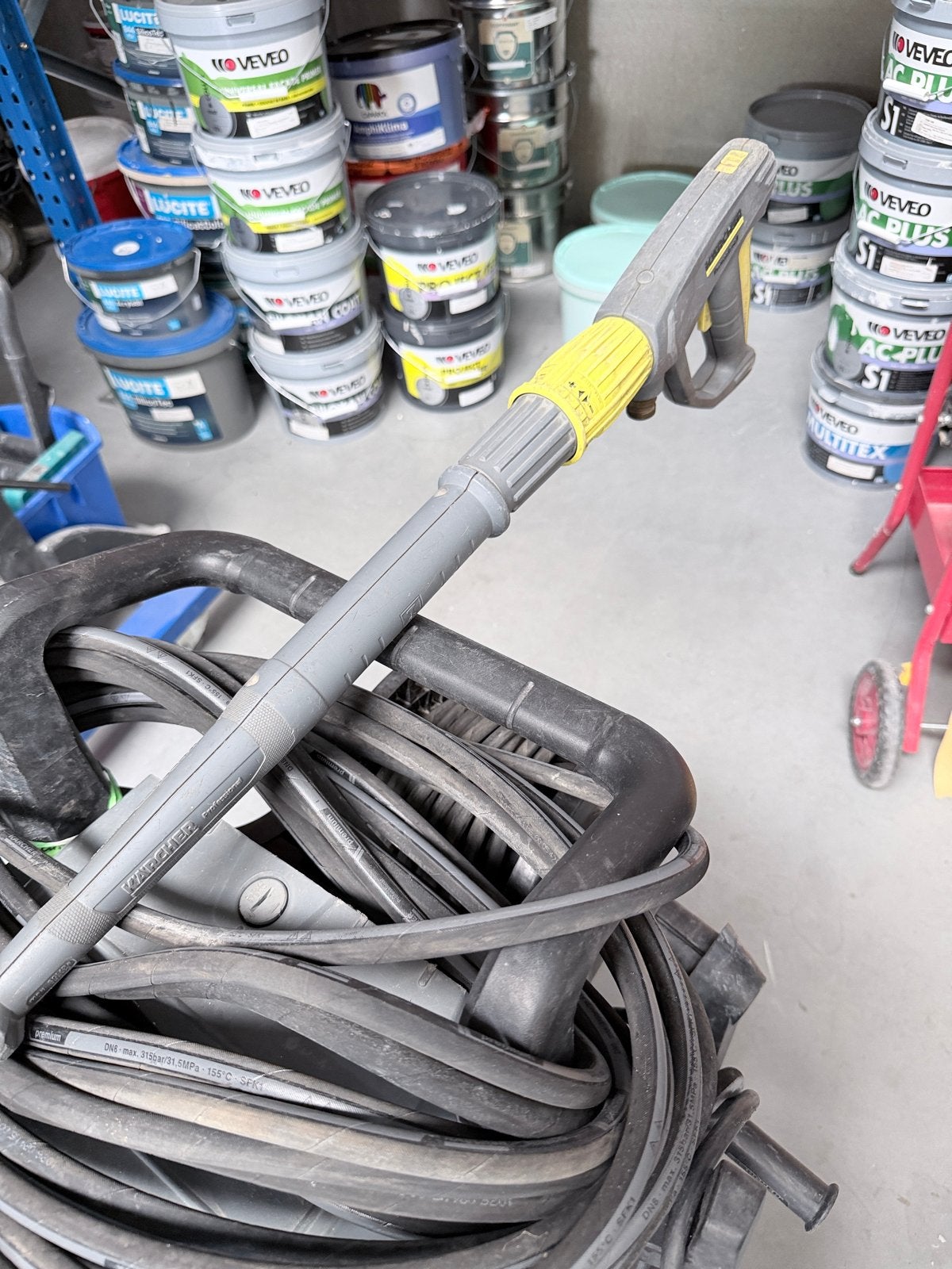 Kärcher HDS 6/14-4C Hogedrukreiniger - Professioneel, Ophalen, Gebruikt, Elektrisch, Met regelbare waterdruk