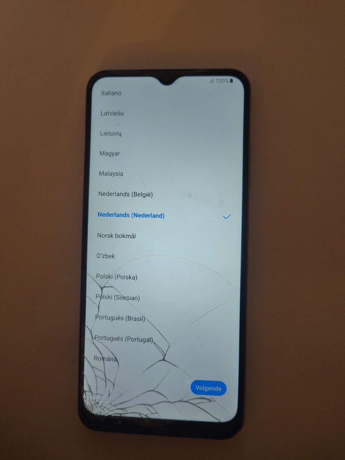 Samsung A22 5g met gebarsten scherm, Ophalen, Gebruikt, Zwart, Touchscreen