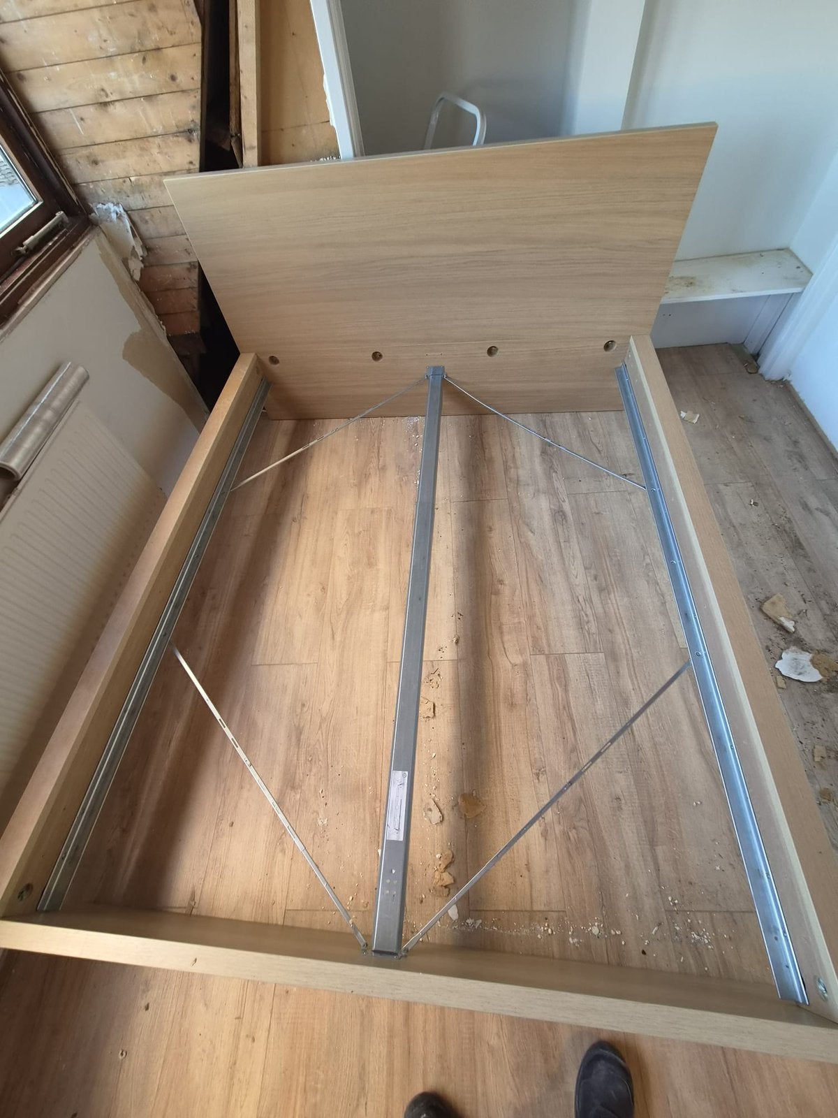 Gratis IKEA MALM bed 160  200 cm met 4 lades, Ophalen