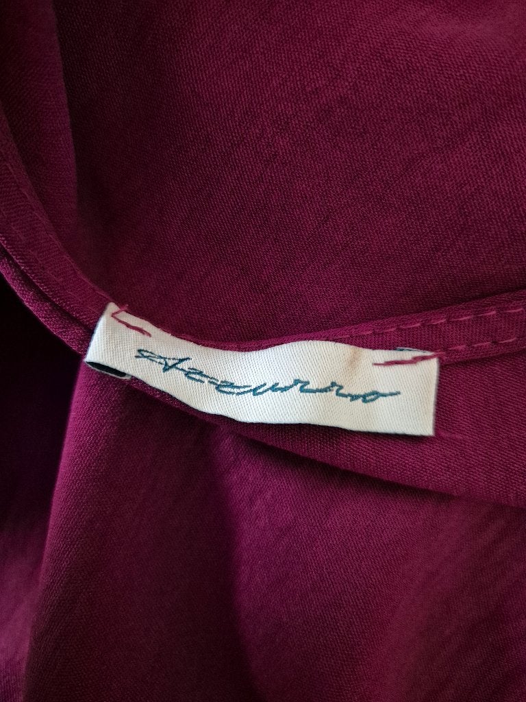 Top134Z - Paarse Azzurro tuniek maat S-M (1), Ophalen of Verzenden, Zo goed als nieuw, Paars