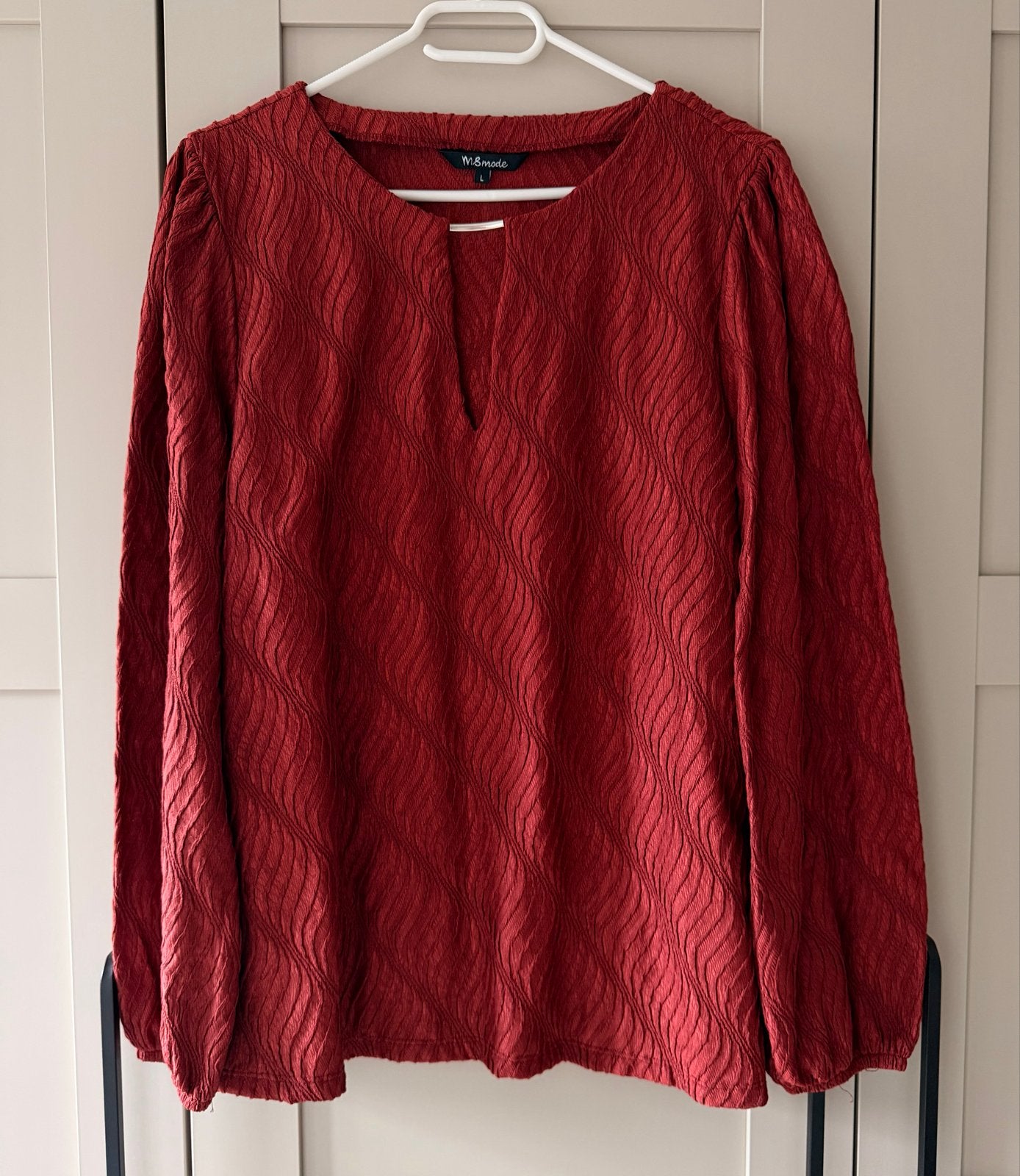 MS mode Blouse - Maat L, Maat 42/44 (L), Ophalen of Verzenden, Zo goed als nieuw, Lange mouw