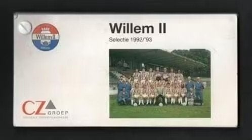 Voetbal Willem II Tilburg Seizoen 1992 - 1993 Selectie., Ophalen of Verzenden, Zo goed als nieuw