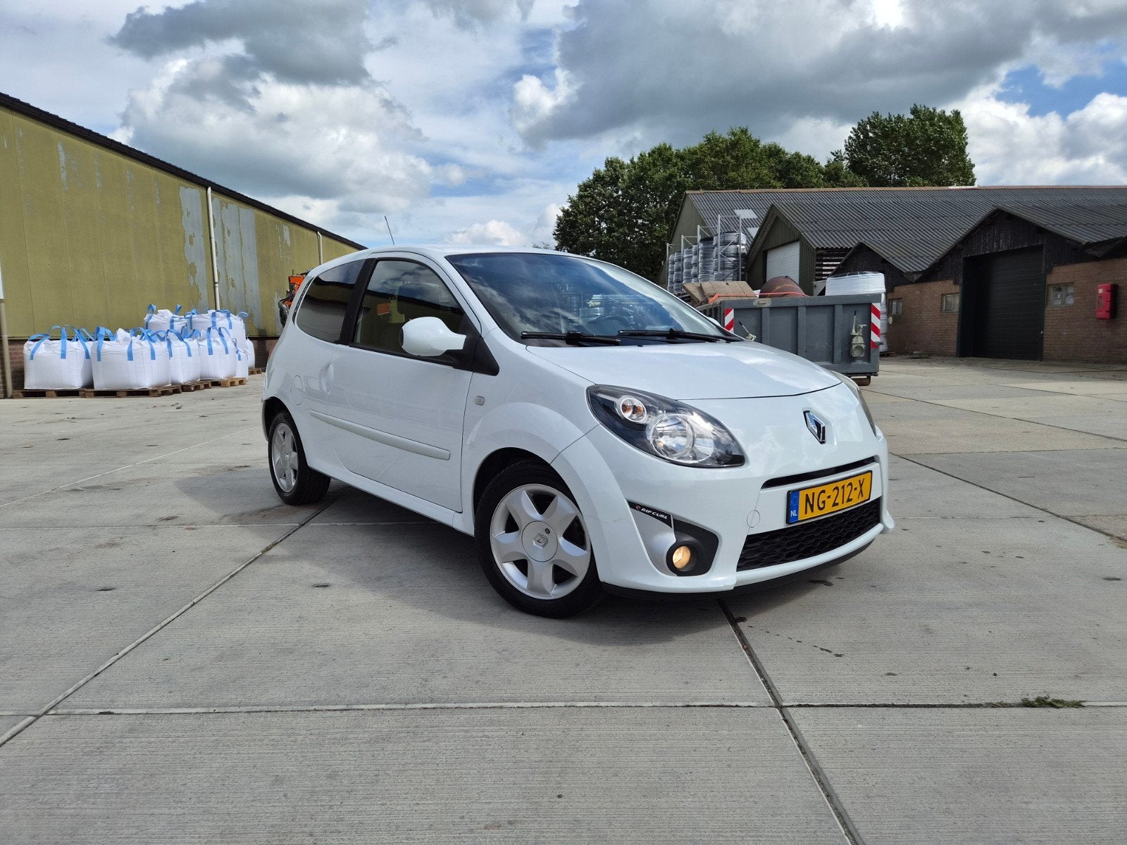 Renault Twingo 1.2 16V 2009 NW APK Airco, Voorwielaandrijving, 4 cilinders, 4 stoelen, Wit