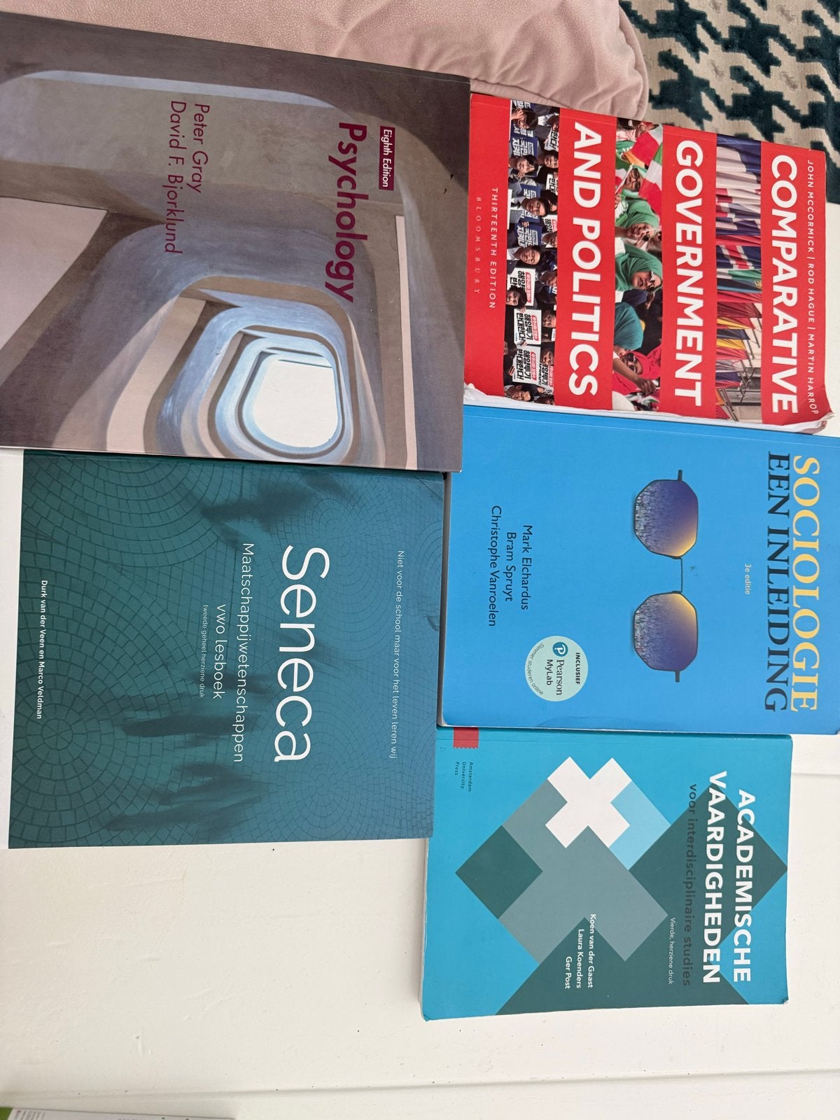 Diverse studieboeken: Psychologie, Sociologie, Politiek, VWO, Ophalen of Verzenden, Gelezen, VWO, Overige vakken