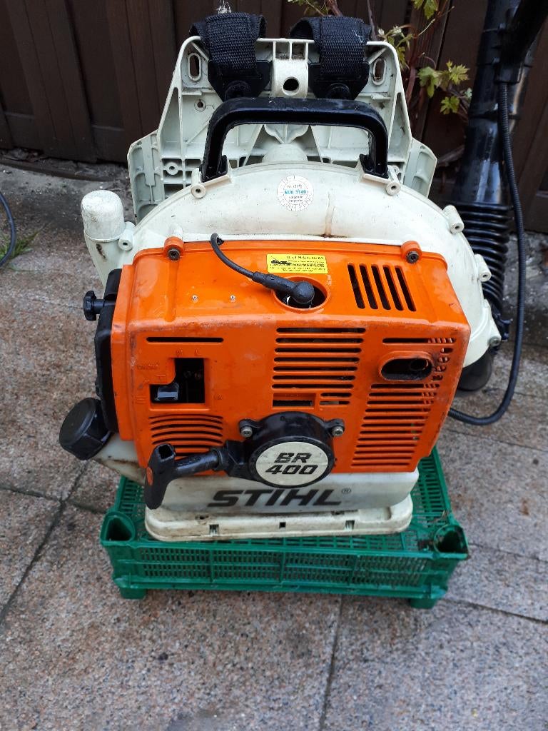 Stihl BR 400 bladblazer, Tuin en Terras, Bladblazers, Ophalen, Gebruikt, Benzine