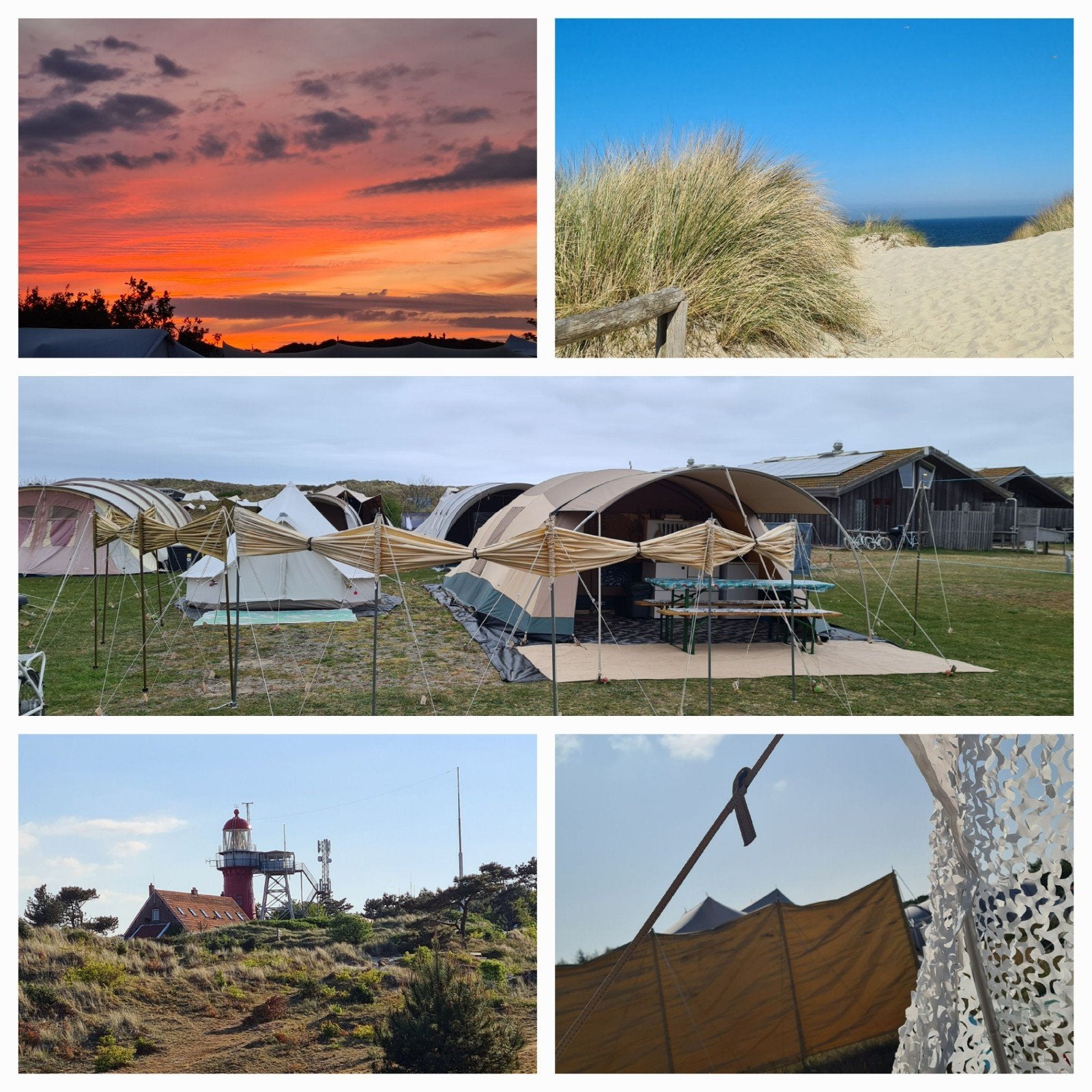 Onze fijne tent op Vlieland is te huur in de zomervakantie, Caravans en Kamperen, Tenten, Ophalen of Verzenden, Tot en met 4