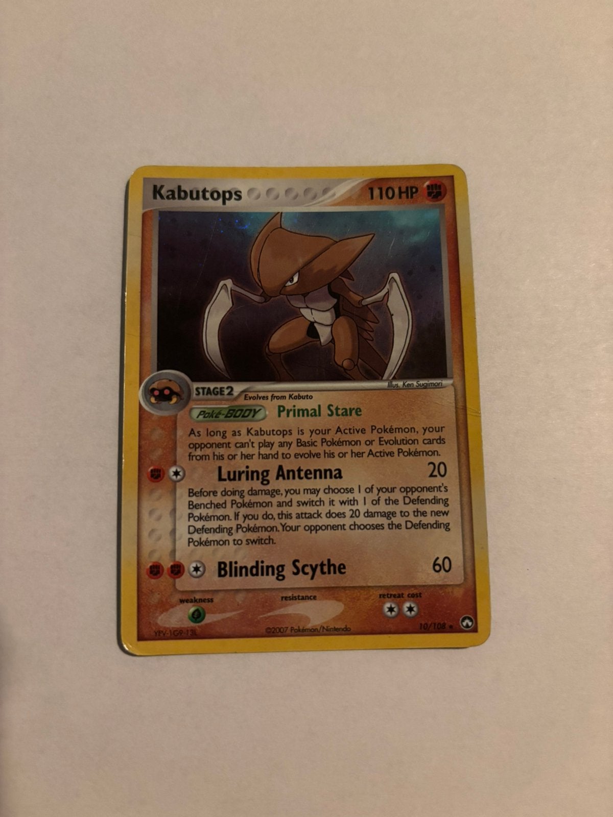 Kabutops 10/108, Ophalen of Verzenden