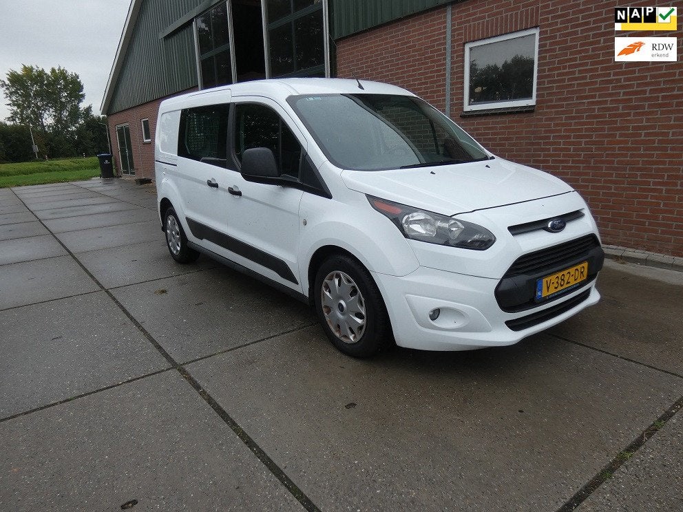 Ford Transit Connect 1.5 TDCI L2* Trend* 67000km *btw vrij*, 4 cilinders, Wit, Origineel Nederlands, Bedrijf