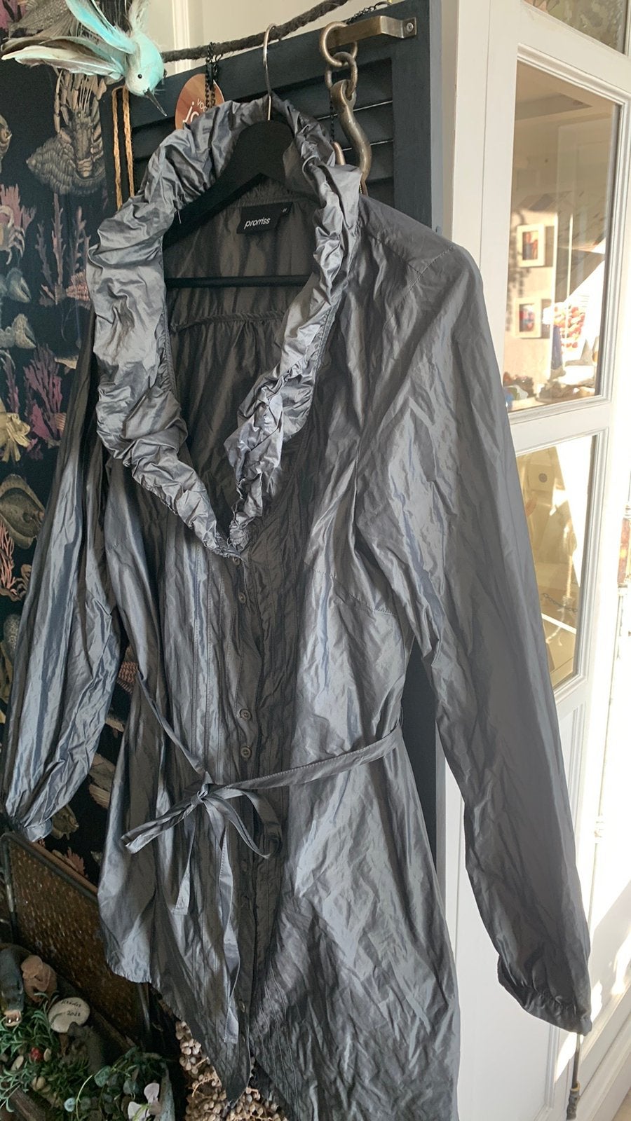 Mooie lange dames blouse  maat 44, Ophalen, Zo goed als nieuw, Maat 42/44 (L)