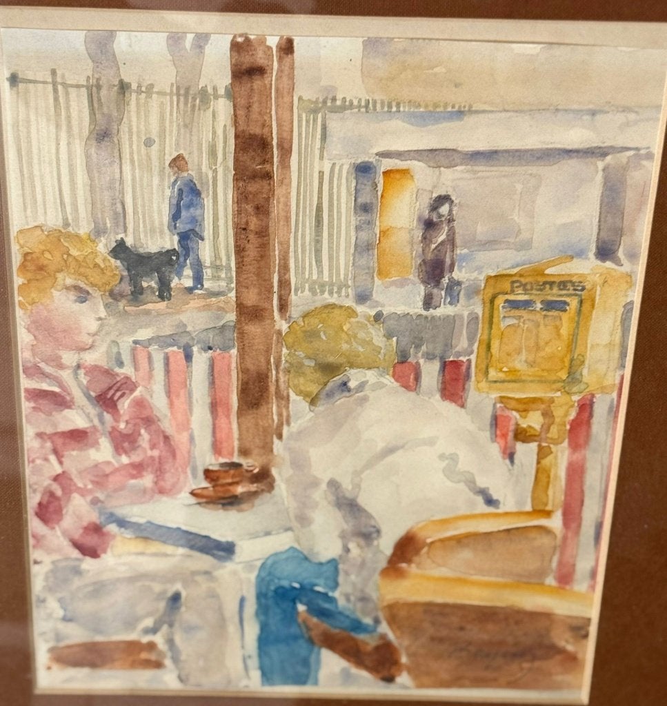 Hans Bayens  Aquarel, Antiek en Kunst, Ophalen