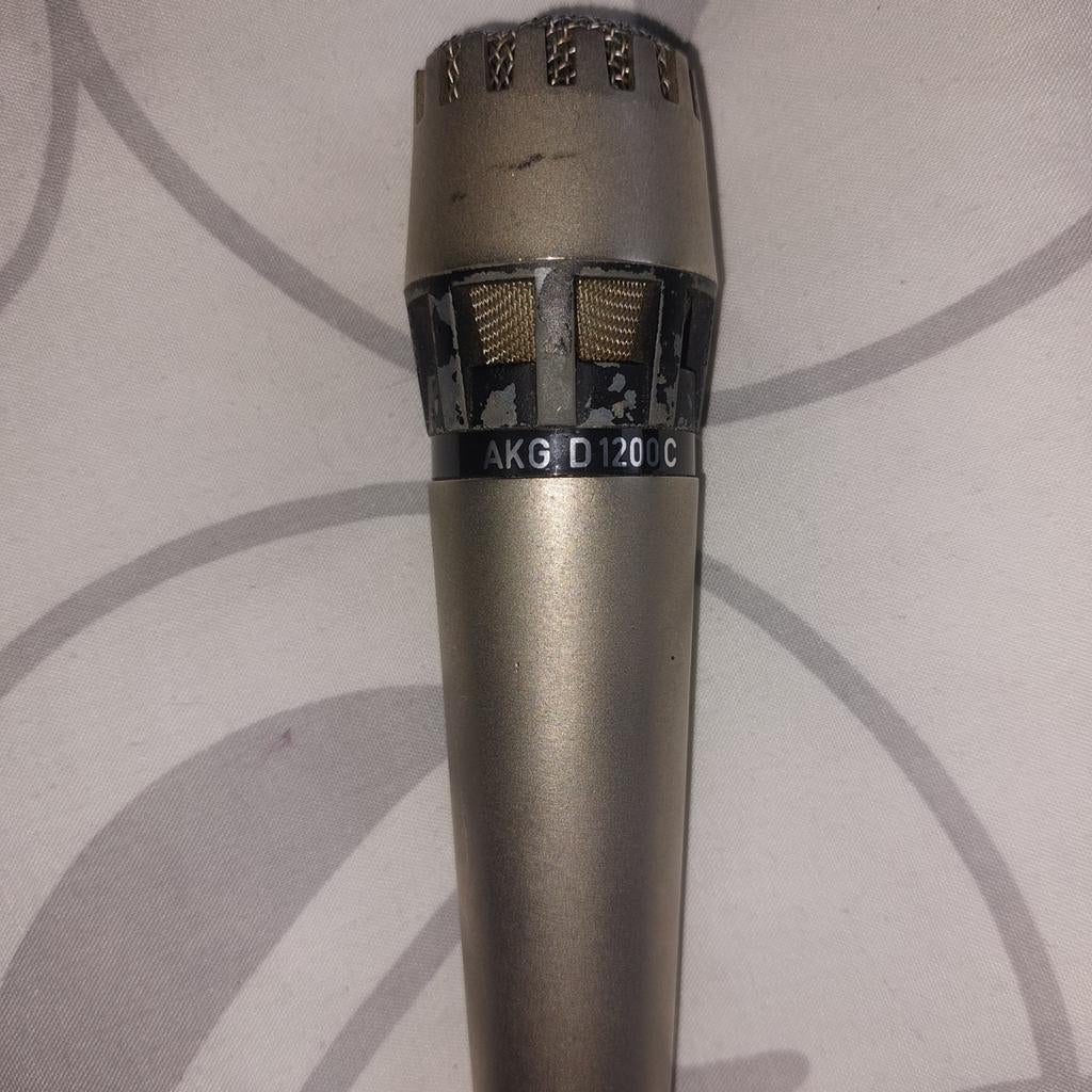Vintage AKG D 1200 C Microfoon - Gebruikt, Ophalen, Gebruikt, Zangmicrofoon