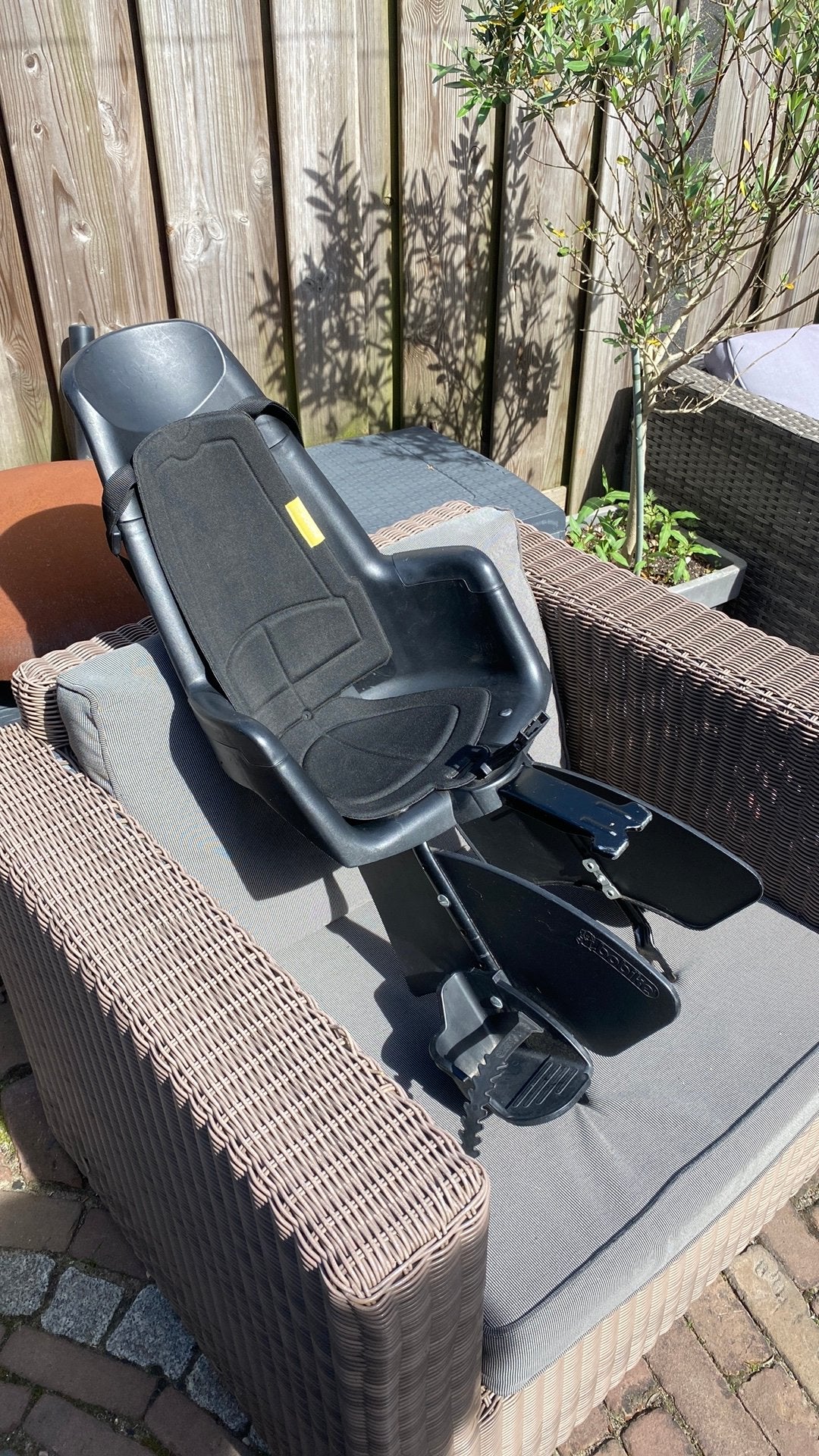 Bobike fiets stoeltje, Fietsen en Brommers, Fietsaccessoires | Fietsstoeltjes, Ophalen, Achterzitje, 9 t/m 18 kg, Gebruikt