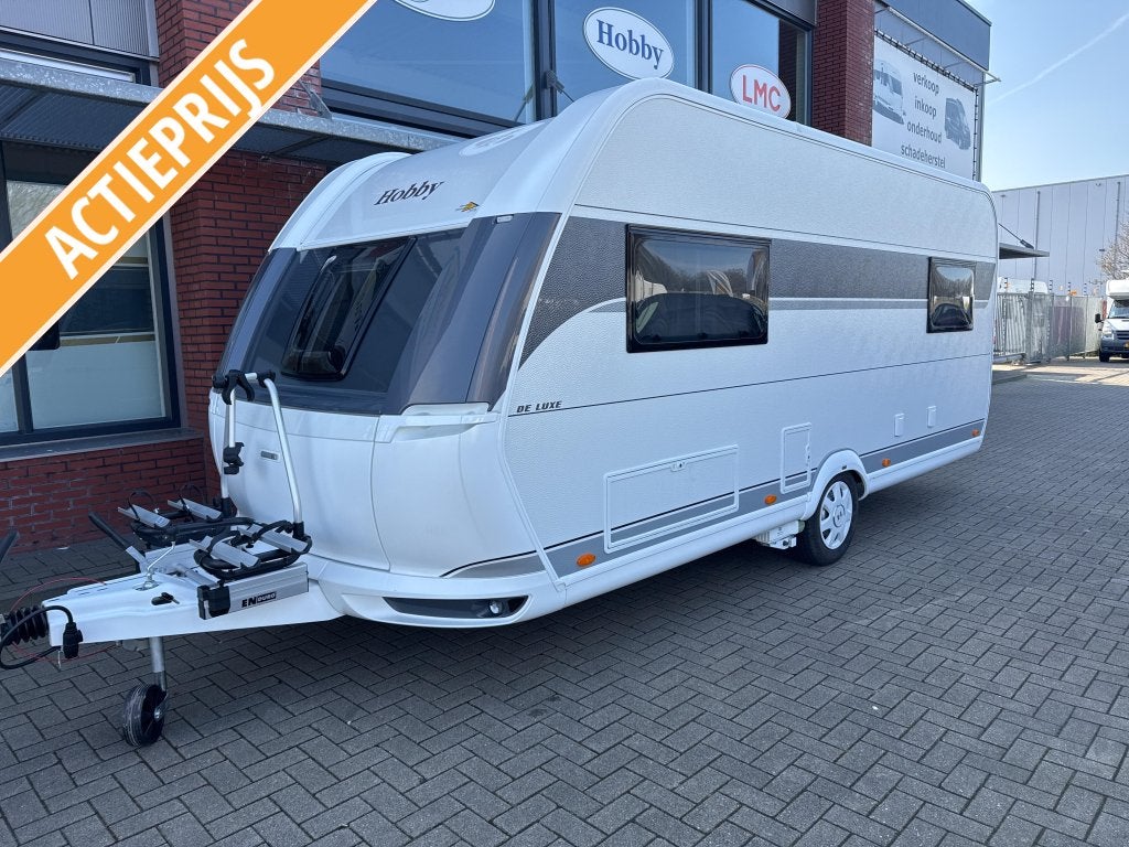 Hobby De Luxe 495 UL Actieprijs!, Caravans en Kamperen, Rondzit, Hobby, 4 tot 5 meter, Overige typen