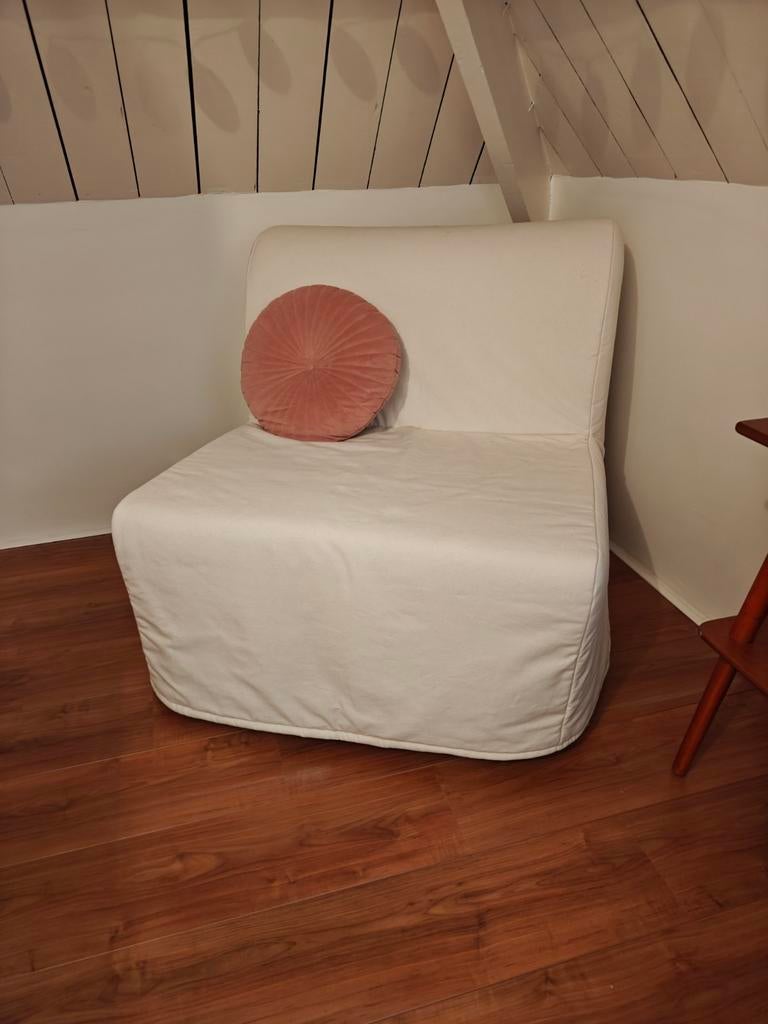 Nieuwe IKEA Lycksele slaapfauteuil - Frame, matras & hoes, Ophalen, Eenpersoons, Nieuw, 190 cm of minder