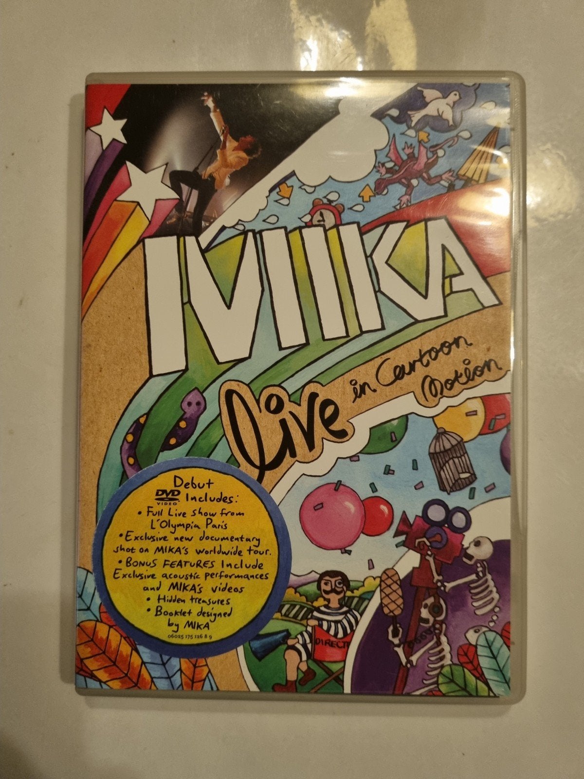 Mika - Live in Cartoon Motion. Muziekdvd., Alle leeftijden, Ophalen of Verzenden, Gebruikt