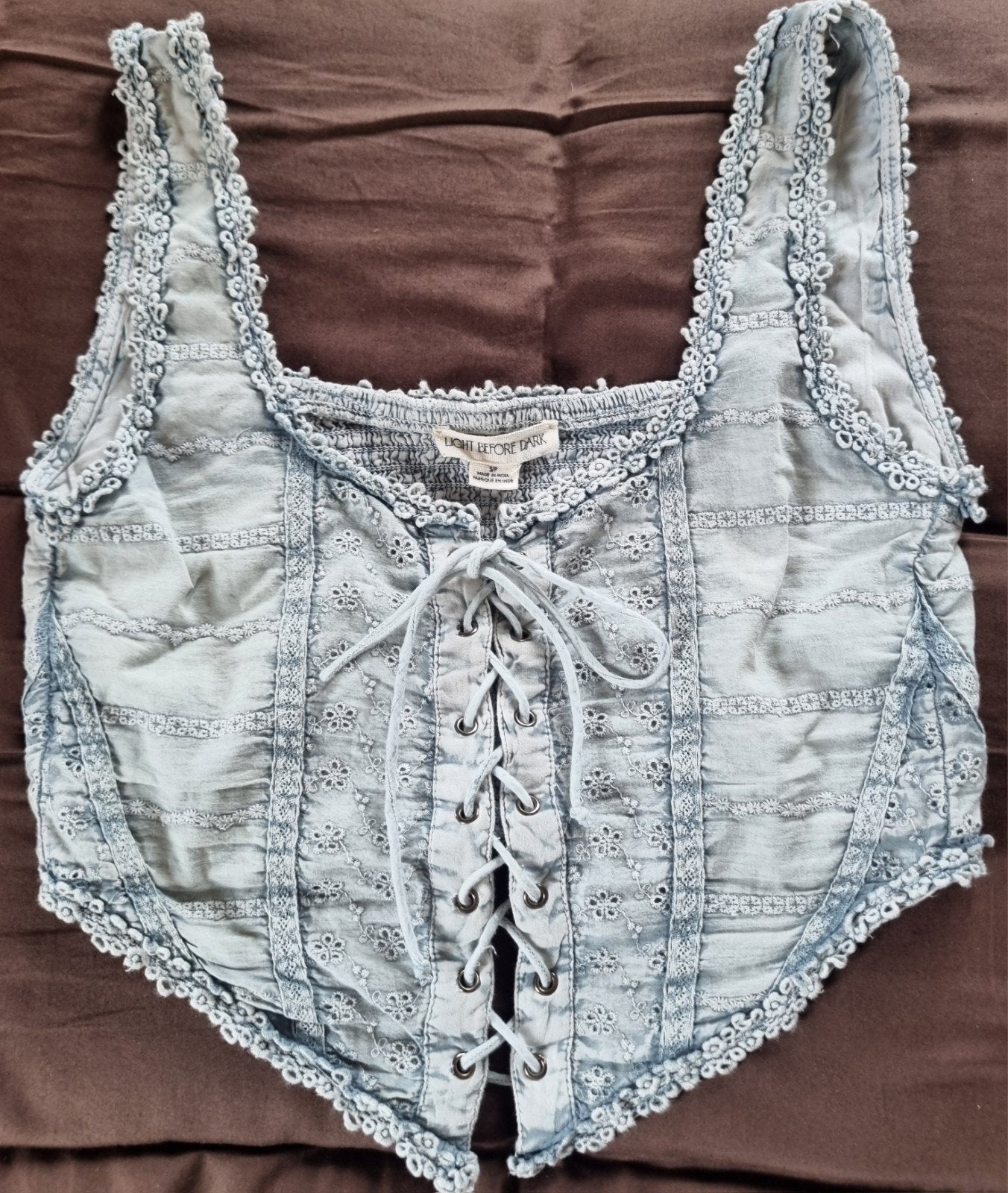 Urban Outfitters giletje maat XS/S, ZGAN, Blauw, Ophalen of Verzenden, Zo goed als nieuw, Urban Outfitters