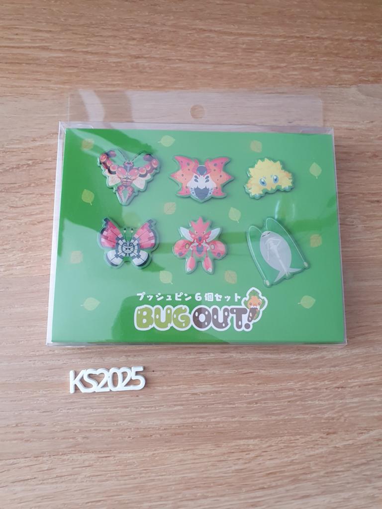 Pokémon Bug Out! Pin Set - 6 stuks japan zeldzaam, Ophalen of Verzenden, Nieuw