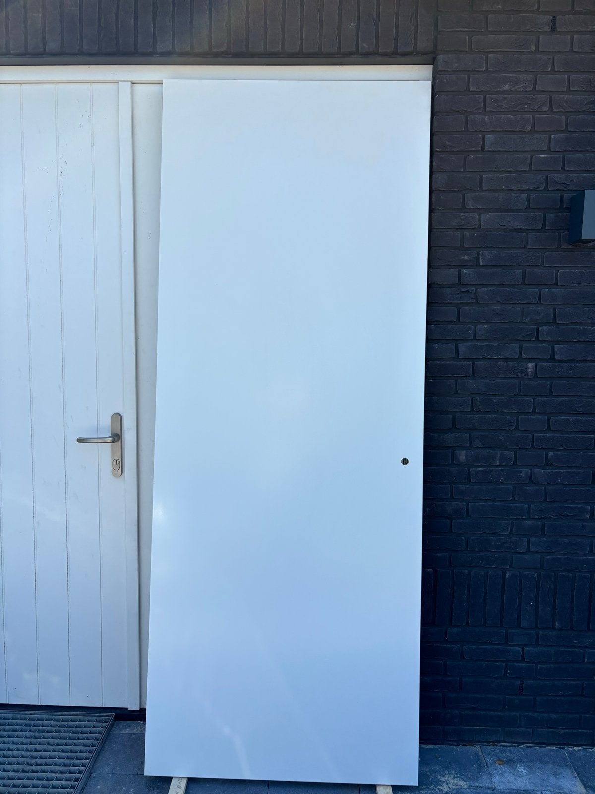 GRATIS Svedex RAL9010 opdek binnendeur 231,5x90,5cm links, Ophalen, 80 tot 100 cm, 215 cm of meer, Binnendeur