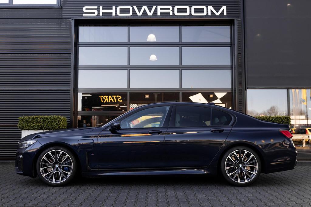 BMW 7-serie 745e M-Sport, Pano, ACC, H&K Audio, Luchtvering,, Auto's, BMW, Automaat, Achterwielaandrijving, Gebruikt, Euro 6